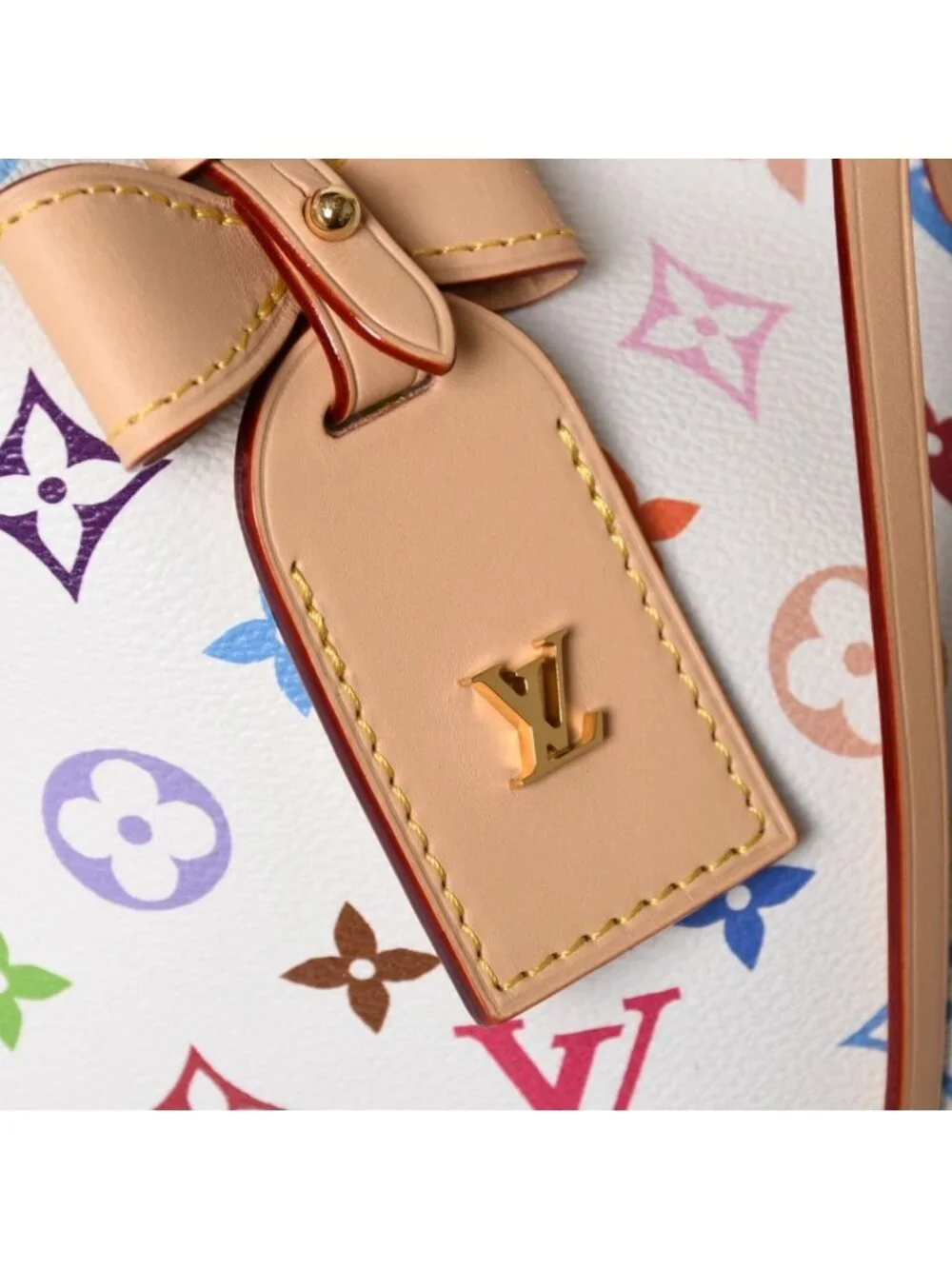 Louis Vuitton LV TM Carryall PM Shoulder Bag Monogram Multicolor Takashi